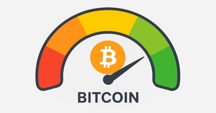 ظاهر نمودار عقربه ای بیت کوین