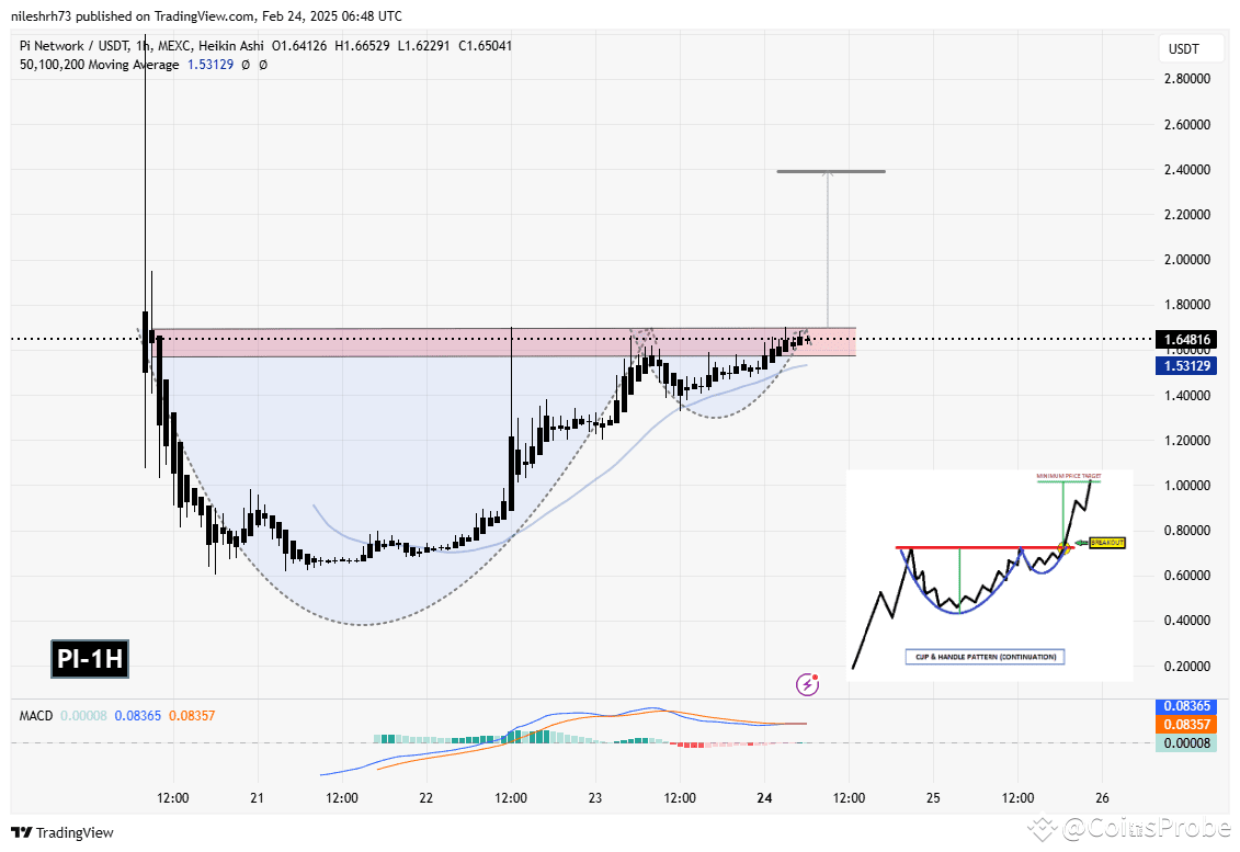 Pi Network (PI) 1-H Chart/Coinsprobe (Source: Tradingview)