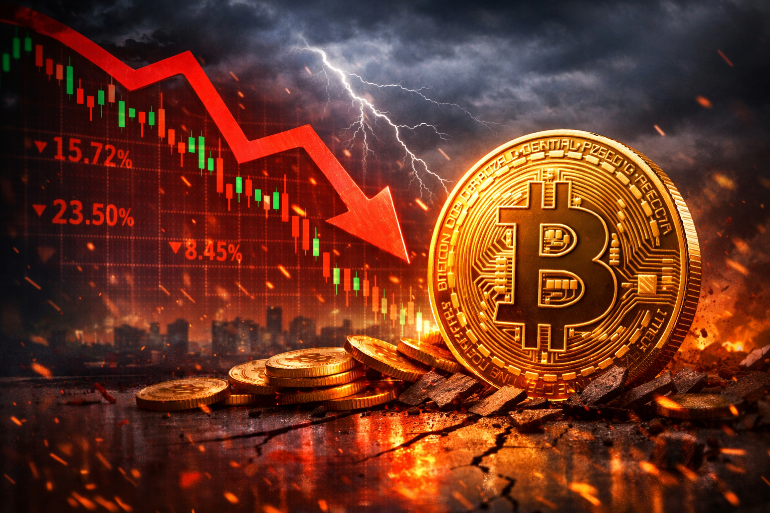 ریزش بیت کوین تا کی ادامه دارد؟