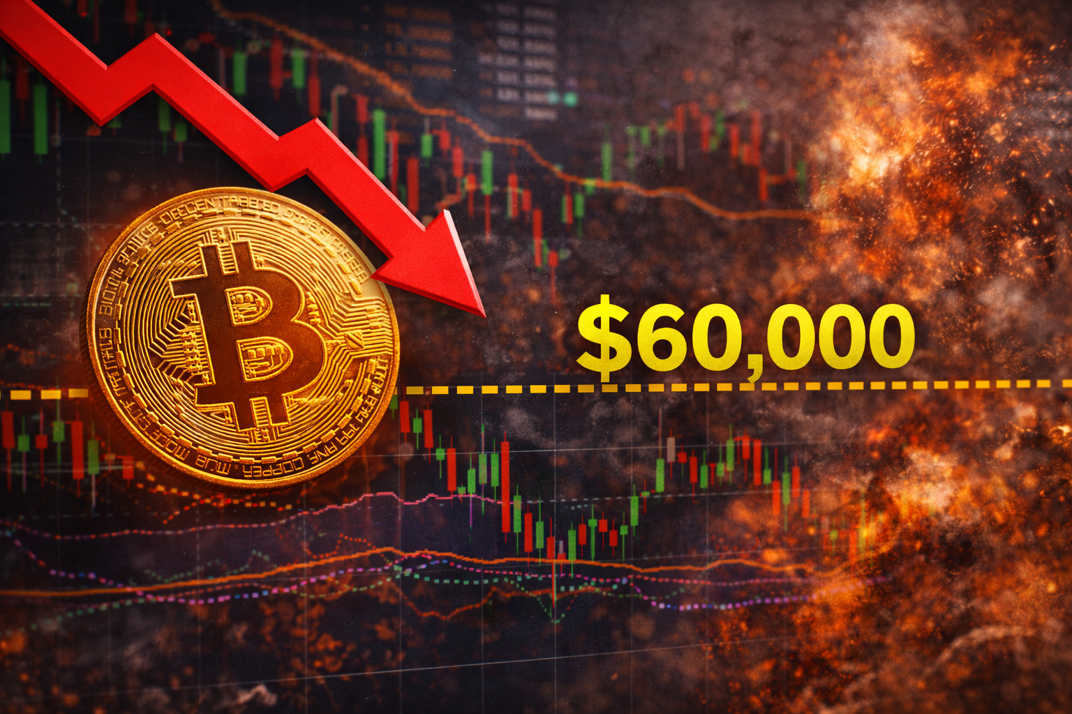 ریزش بیت کوین ادامه دارد